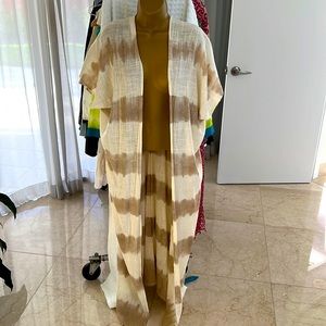 Tie Dye beach boho duster. Coastal Cowgirl Vibes. Imagine belted!